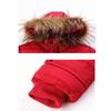 Boy Child Coats Kids Down Jacket Winter Warm Fur Collar Hooded Coat Thicken Padded Cotton Clothes