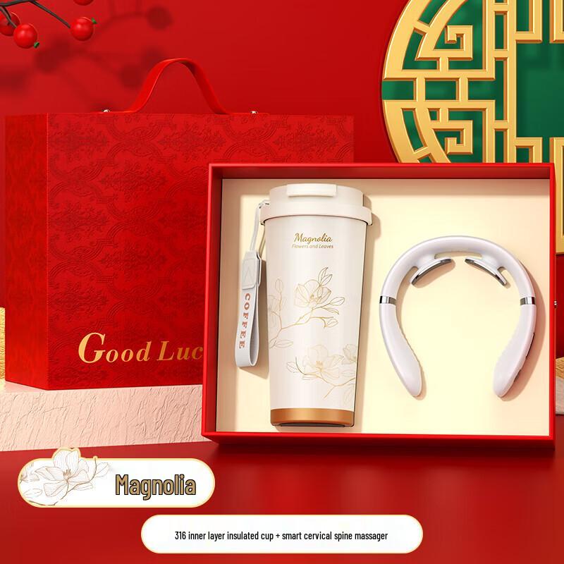 Student Gift Set with Stainless Steel Mug and Massager