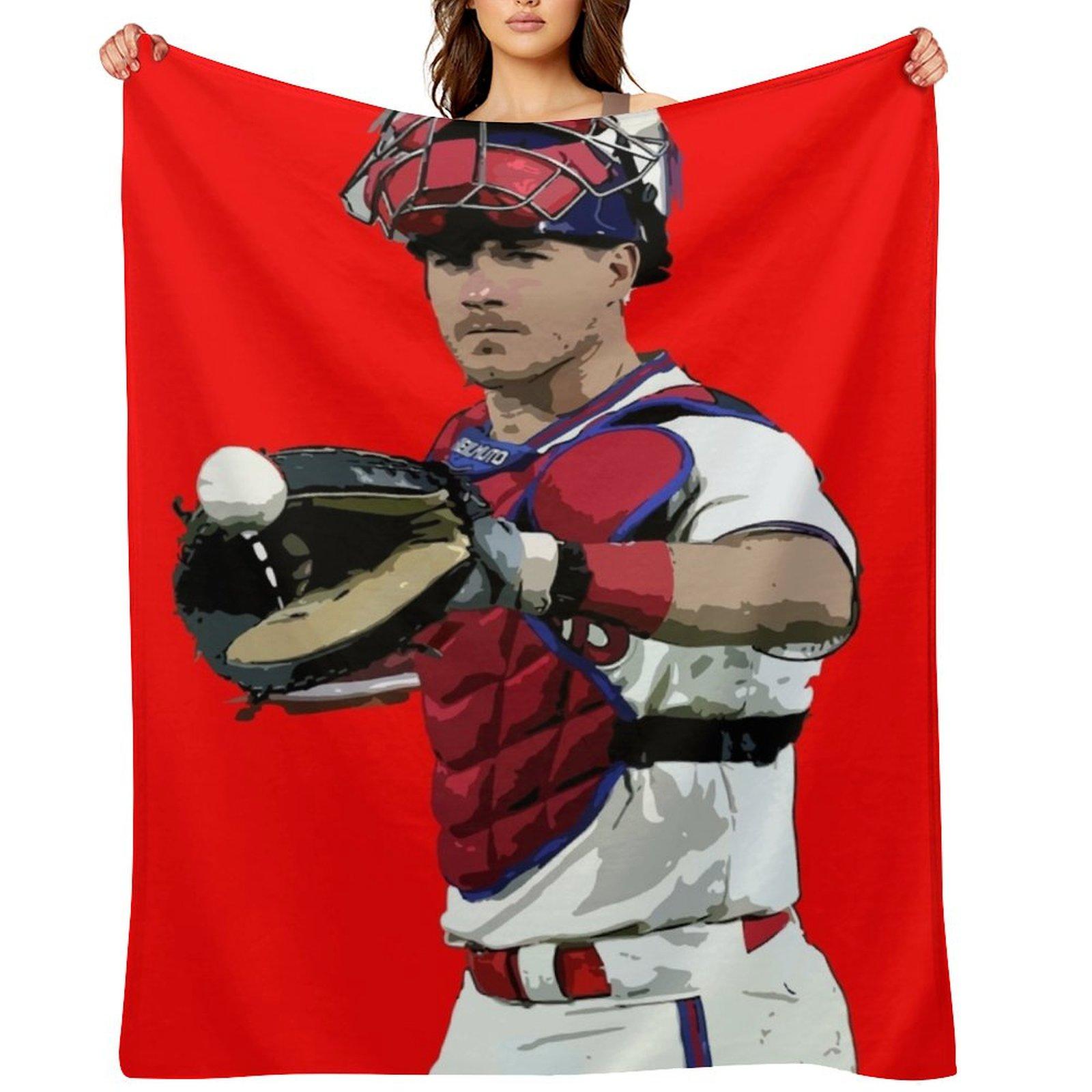 JT Realmuto Throw Blanket Stuffeds Thins Cute for winter Blankets 30x40in