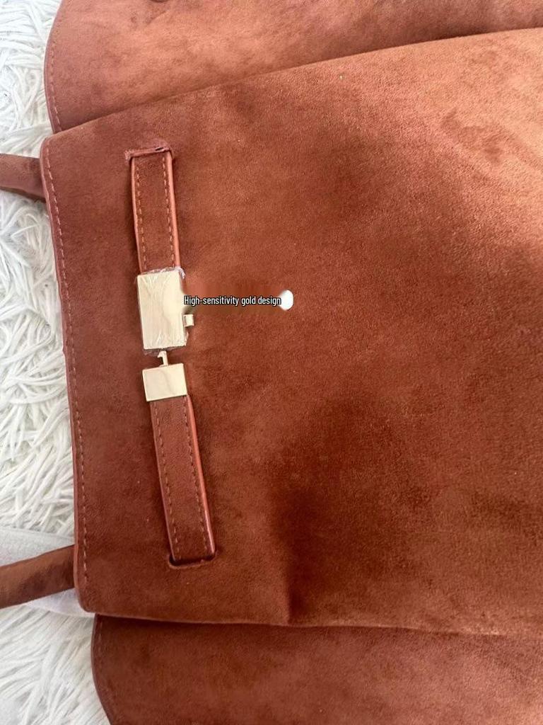 Demellier Wing Large Genuine Leather Tote Handbag