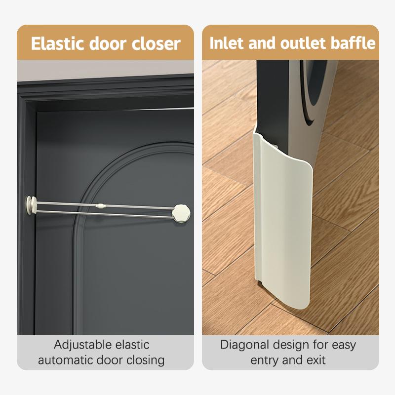 Pet Door Opener Automatic Lockable Entry Training Open Door Hole Tool Without Drilling Easy Installation for Dog Cat Removable