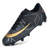 Men's outdoor sports women's football shoes football shoes children's students non-slip youth leather foot spikes low top