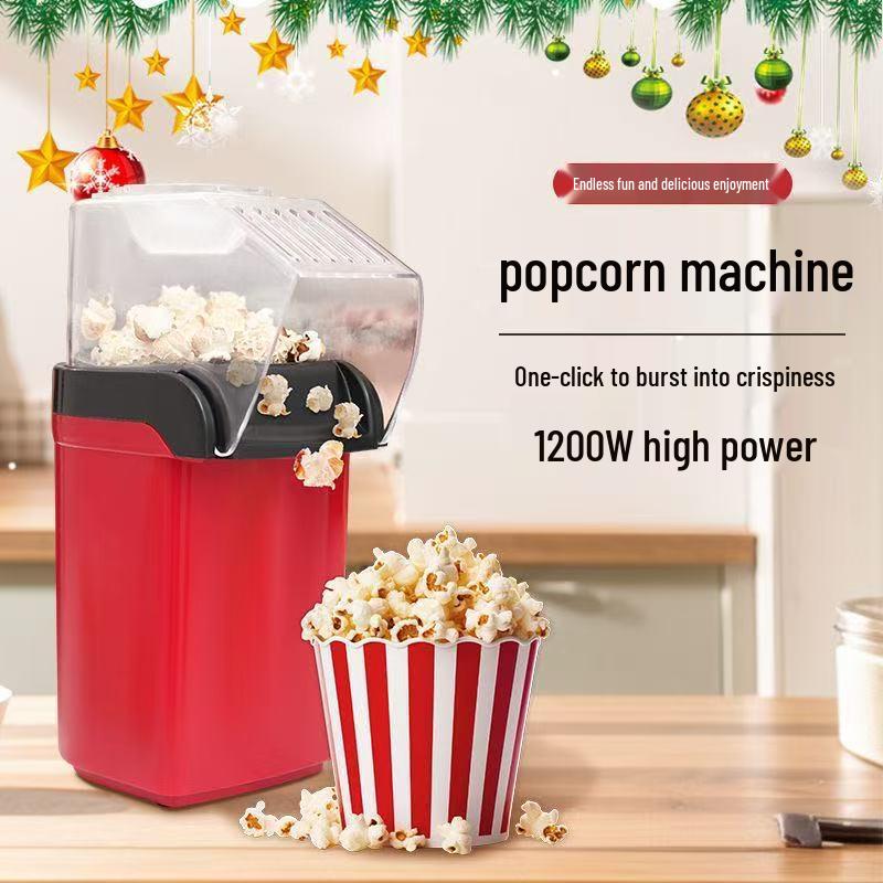 Automatic Hot Air Popcorn Maker for Kids - Mini Household Machine