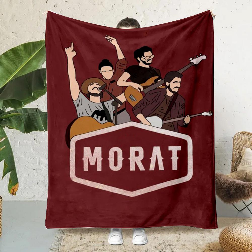 Morat Music Band Printed Blanket Picnic Blankets Warm Blanket Soft and Comfortable Blanket Home Travel Birthday Gift