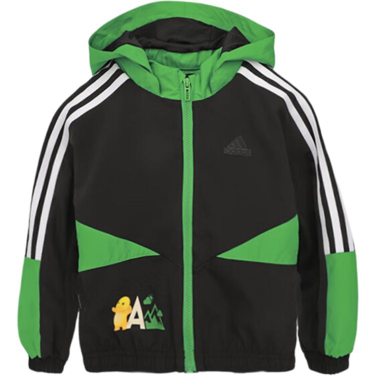 

Adidas Jackets & Coats Black/Green Children Aged 3 7 Years Old JC6877 104