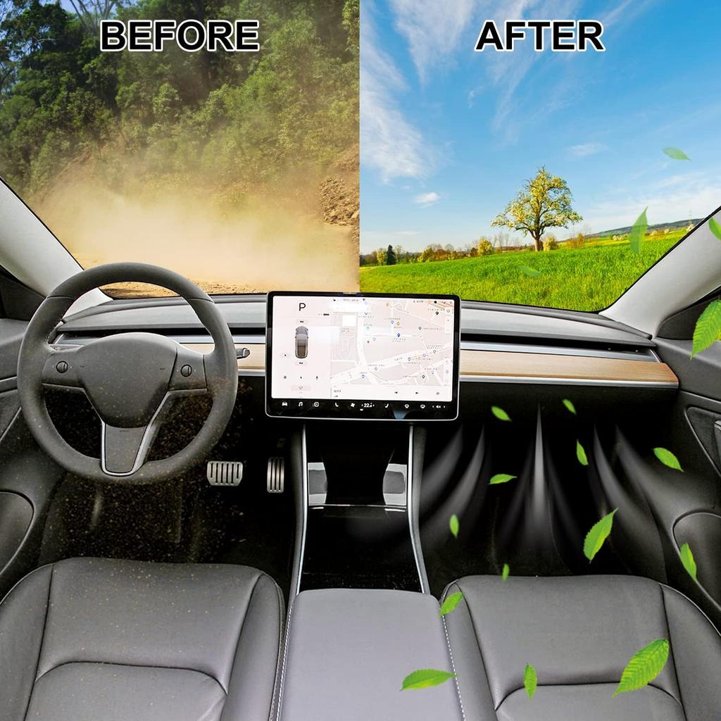 JOJOMARK Cabin Air Filter Fits For Tesla Model 3/Y With Activated Carbon Fit For 2016-2024 Model 3/    2024 Model Y