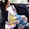 1pc Bear Printing Lightweight Flannel Blanket, Comfortable and Warm Blanket, for Camping Sofa Bed and Couch Office, Suitable for Gift Blanket