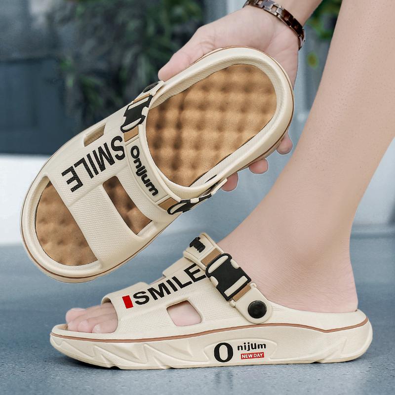 Men's Massage Slippers Indoor Outdoor Sandals Beach Comfortable Soft Slides Clogs Casual Shoes Men Women Home Slippers