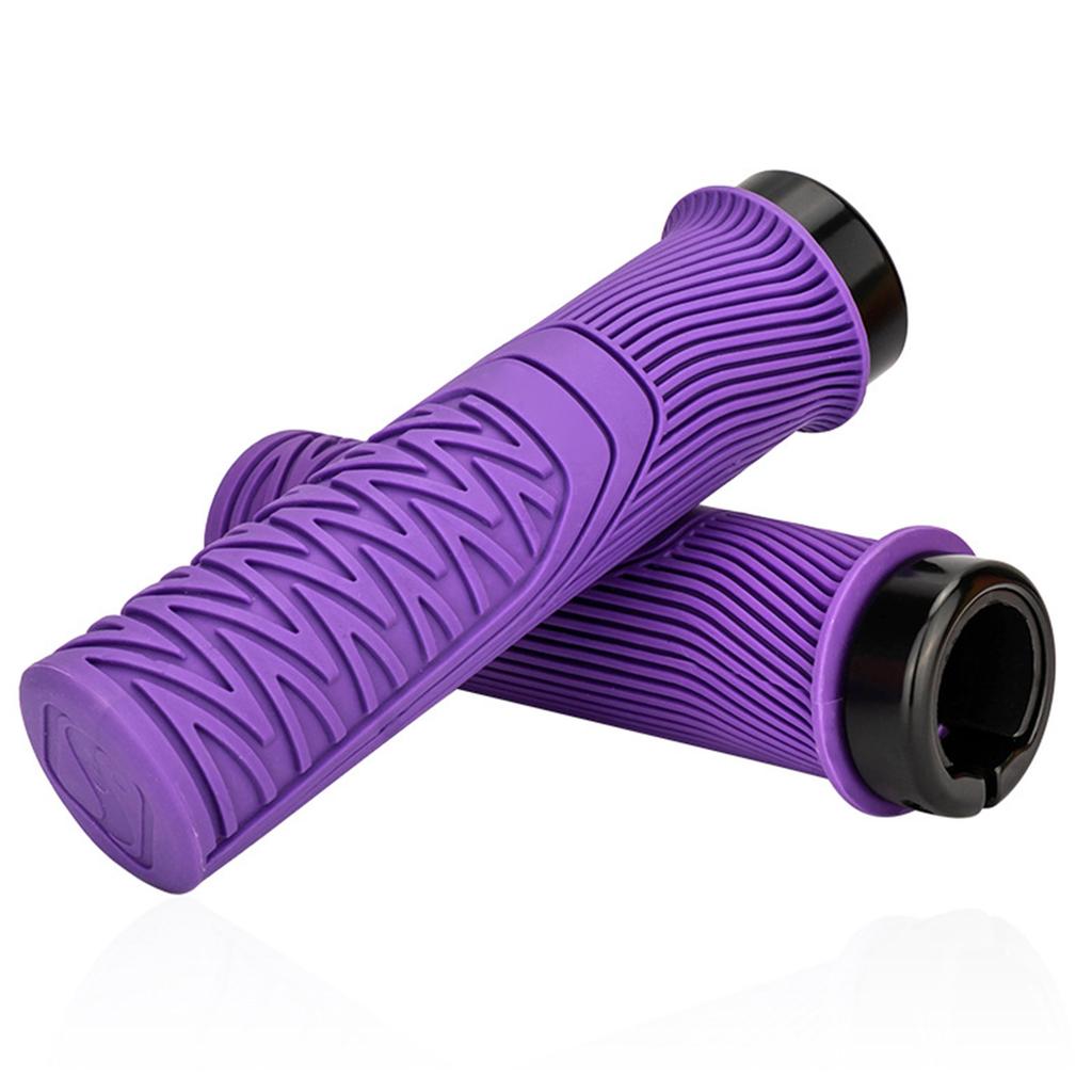 Single Locks on Bicycles Handlebar Comfortable Nonslip Cycling Handle Grips Mountain Bike Locking Handbar Grips