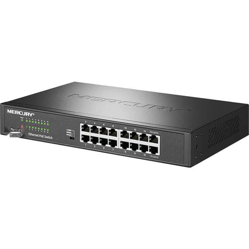 Mercury MSG16CP 16-Port Gigabit PoE Switch
