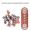 20/50/100 Pcs Silicone O-Ring Seals Maintenance Set Compatible With Jura Series Coffee Machines