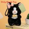 Momo Family Plush Keychain Cute Cartoon Cat With Butterfly Bow For Girls And Teens