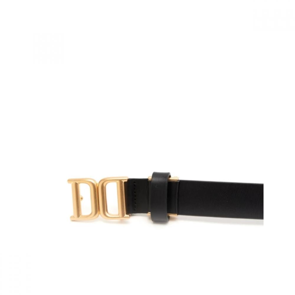 Daks Women Black Cowhide Metallic Buckle Belt 25mm Dbbe6f793bk