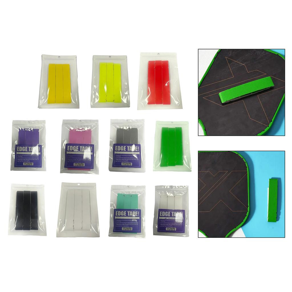 3 Stück Pickleball Schläger Schutzband Schlägerkantenschutzbänder Schlägerkopf Kantenschutz Einfach zu installieren