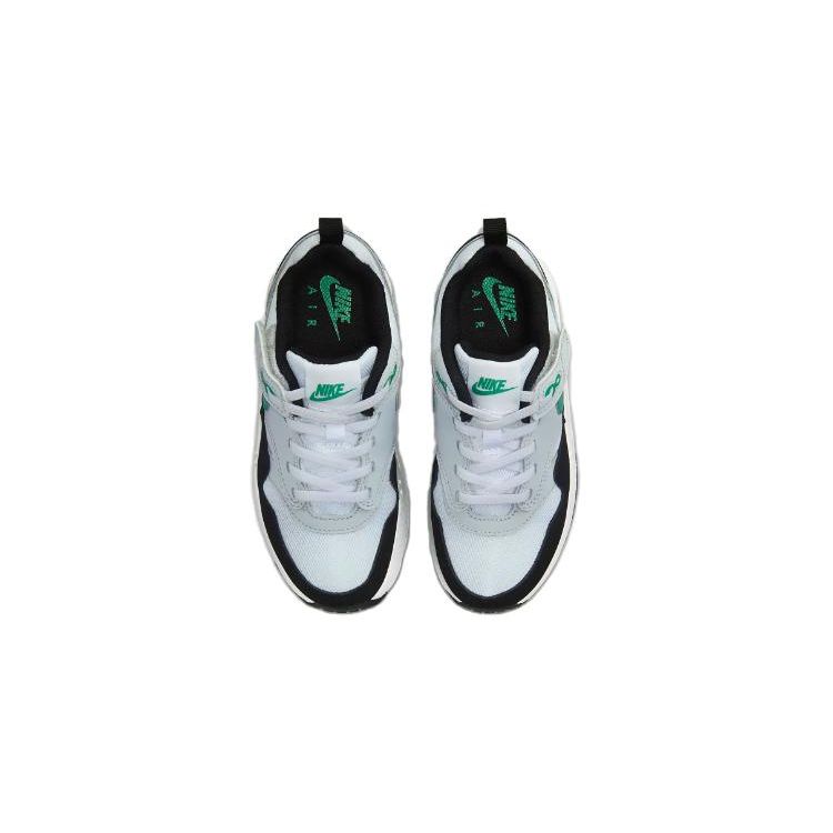 Nike Air Max 1 EasyOn PS Black Stadium Green Kids Sneakers White Pure-Platinum DZ3308-108