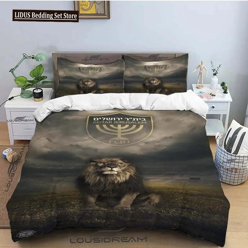 Beitar Jerusalem Fc All Season Twin Bedding Set 3 Piece Comforter Set Bed Duvet Cover Double King Comforter Cover Home Textile