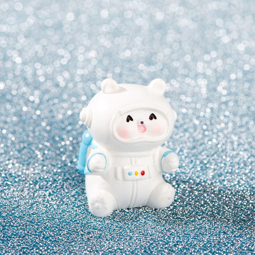 Творческий мультфильм Космический медведь Миниатюрная фигурка Милый астронавт Кукла — фото 13