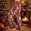 Women's Christmas Print Plush Pants Cozy Casual Pajama Bottoms for Holiday