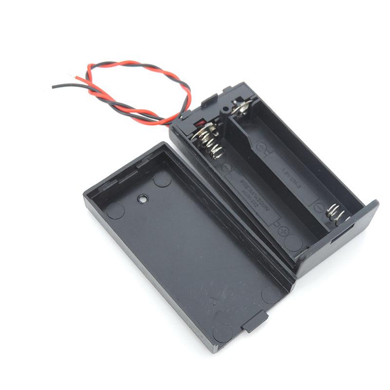 White Transparent 2/3/4 Slot AA Battery Holder AA Battery Box Case AA 1x 2x 3x 4x AA Battery Case With Switch DIY Repair