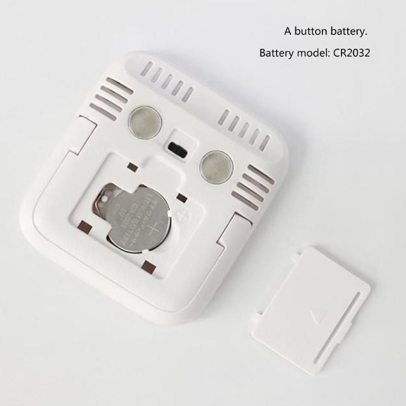 Electronic Temperature Humidity Detector-Gauge for Indoor Baby Room LCD Digital Thermometer Hygrometer Built-in Battery