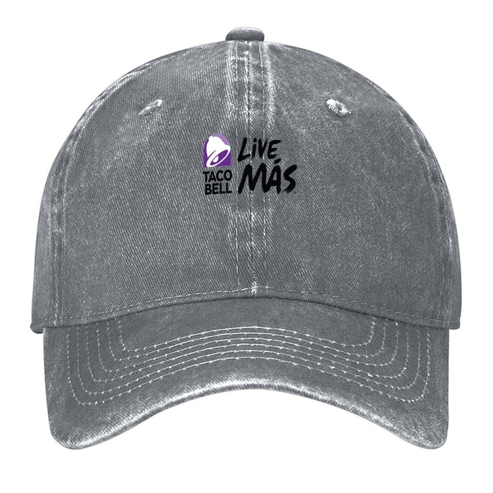 taco bell black live mas Baseball Cap New In Hat Beach Bag custom Hat Trucker Hat Unisexs Luxury Womens