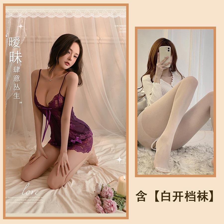 Sex Spodní prádlo Nové Pyžamo Ženská Svodnost Průhledná Krajka Vášeň Cosplay Uniforma Oblek
