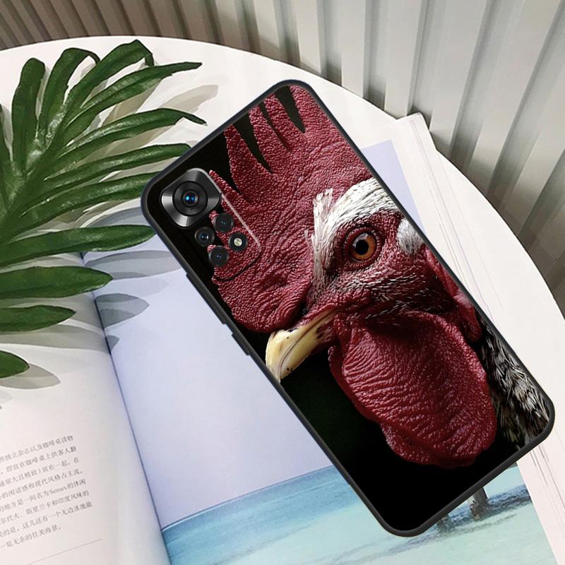 

Cock Rooster Chicken Funda For Xiaomi Redmi Note 13 10 11 12 14 15 Pro Plus Case For Redmi 15C 12C 13C 14C 10C 15 Redmi Note 14 5G
