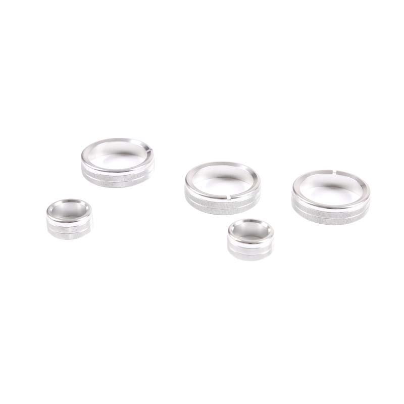 For Mazda MX-5 NC 2009-2015 Aluminum Alloy Red/Silver Car Air Conditioner Volume Adjustment Knob Cover Trim Car Accessories