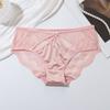 Hollow Out Mid Waist Panties Breathable Plus Size Triangle High Elasticity Women’s Panties