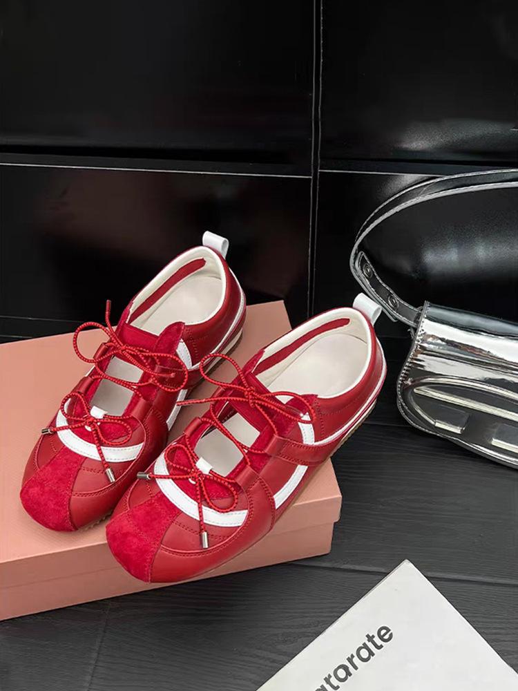 5Cm Height-increasing Sports and Leisure Shoes, German Training Shoes, Women's 2025 Summer New Hollow Mesh Breathable Hiking Shoes