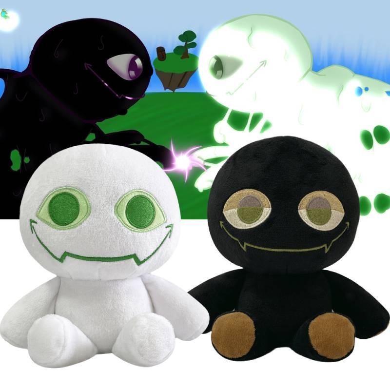 Slap Battles Bob Plüschtier, schwarz-weiße Puppe, PP-Baumwolle, Stofftier, individuelles Design