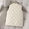 Winter Women Vest Cotton Lightweight Warm Slim Casual Outerwear Jacket