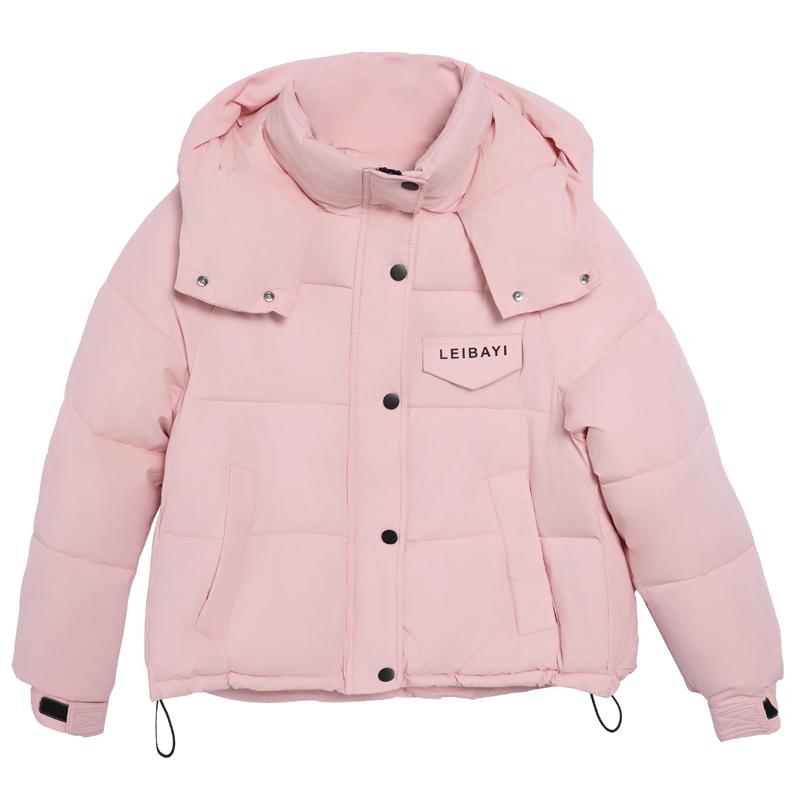 Fashion Winter Coat Female Short Parkas Hooded Casual Loose Thick Warm Women's Jackets