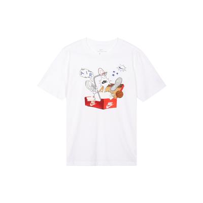 Nsw Shoebox Print Short Sleeve T-Shirt Men Tops White CU6872-100