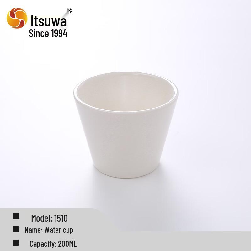 WUHE A5 White Melamine Water Cup
