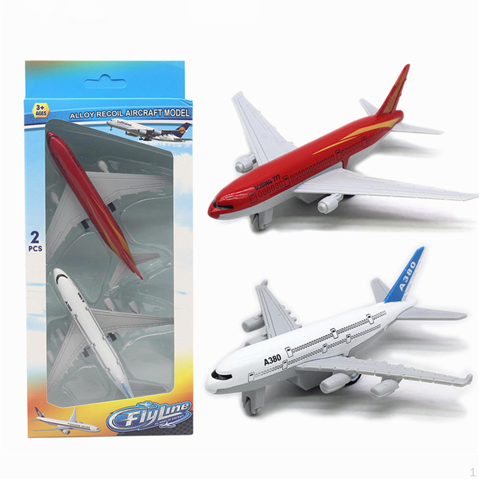

2 штуки Модель самолета Игрушка самолет Детский самолет Украшение для сувениров Подарок Red White