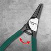 ABUL-TUOSEN 4Pcs Circlip Pliers Set 7Inch Long Nose Plier Staight Bent Plier Inner Outer Retaining Snap Ring Remover Tool