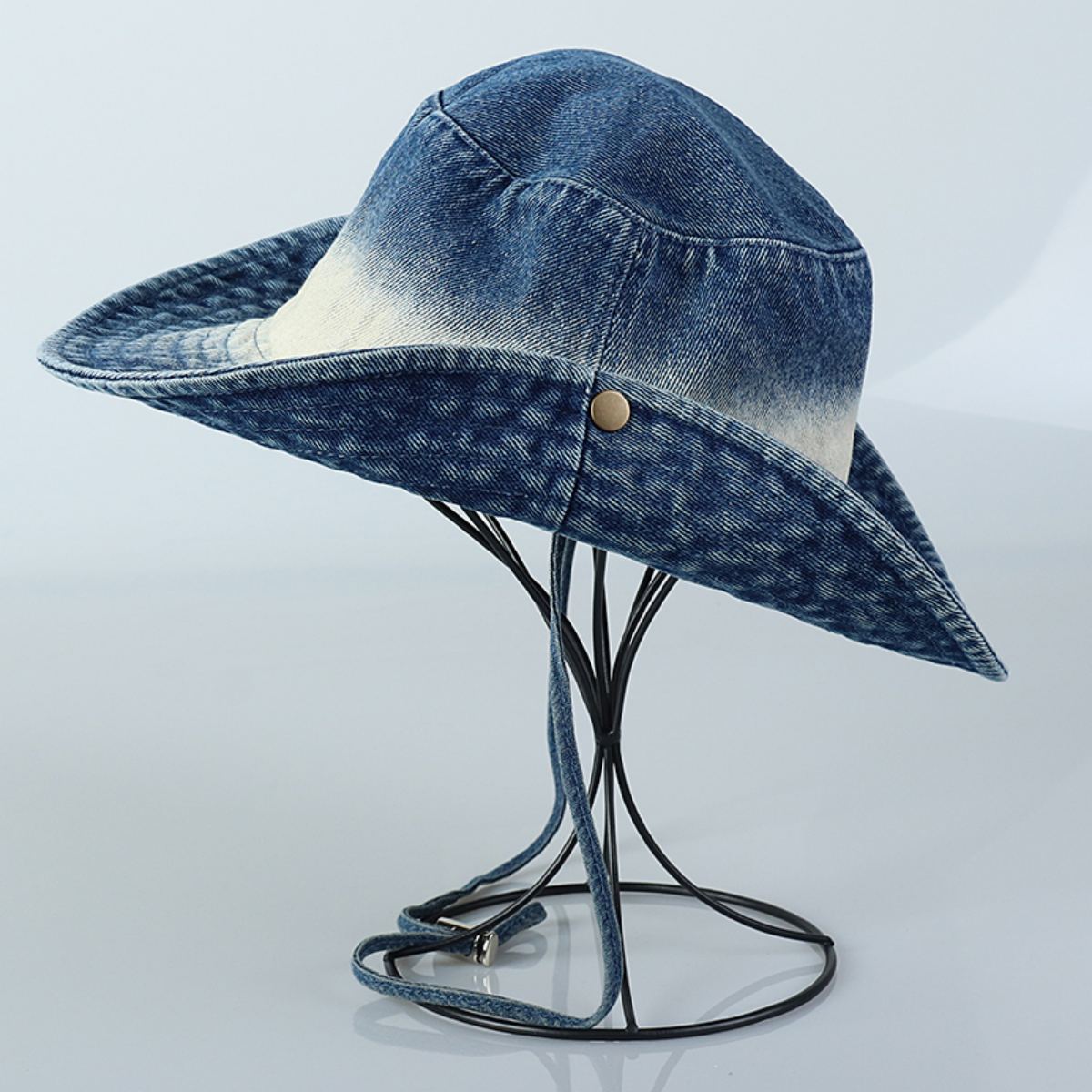 

Женская ковбойская шляпа рыбака для альпинизма, кемпинга, вогнутая шляпа от солнца для женщин One size