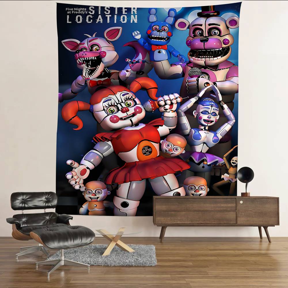 Arazzo da Parete F-Fnaf Anime Fai da Te per Soggiorno Casa Stanza Universitaria Decorazione Arte da Parete Decorazione