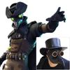 Halloween Cosplay Mask Masquerade Steampunk Plague Beak Halloween Party Mask Headgear Unisex Leather Mask Crow Shape Face