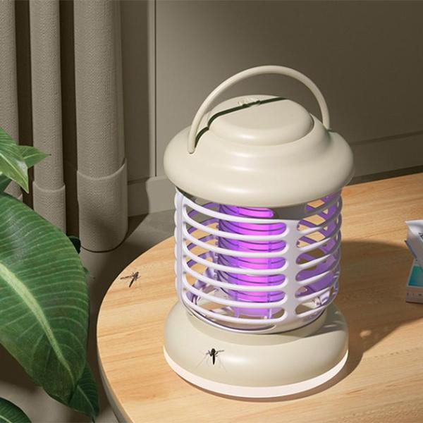 1 ADET Sivrisinek Öldürücü Lamba Masaüstü/Duvara Monte Elektronik Böcek Öldürücü Böcek Öldürücü Elektrik Şoku Sinek Tuzağı Işığı