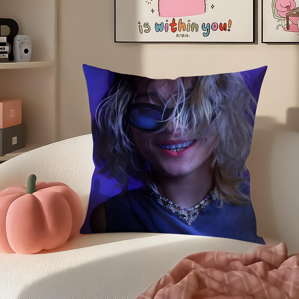 Creative Trendy Norwegian Art NNettspend Cushion Cover Pillowcase Short Plush Invisible zipper Room Sofa Cushion Cover