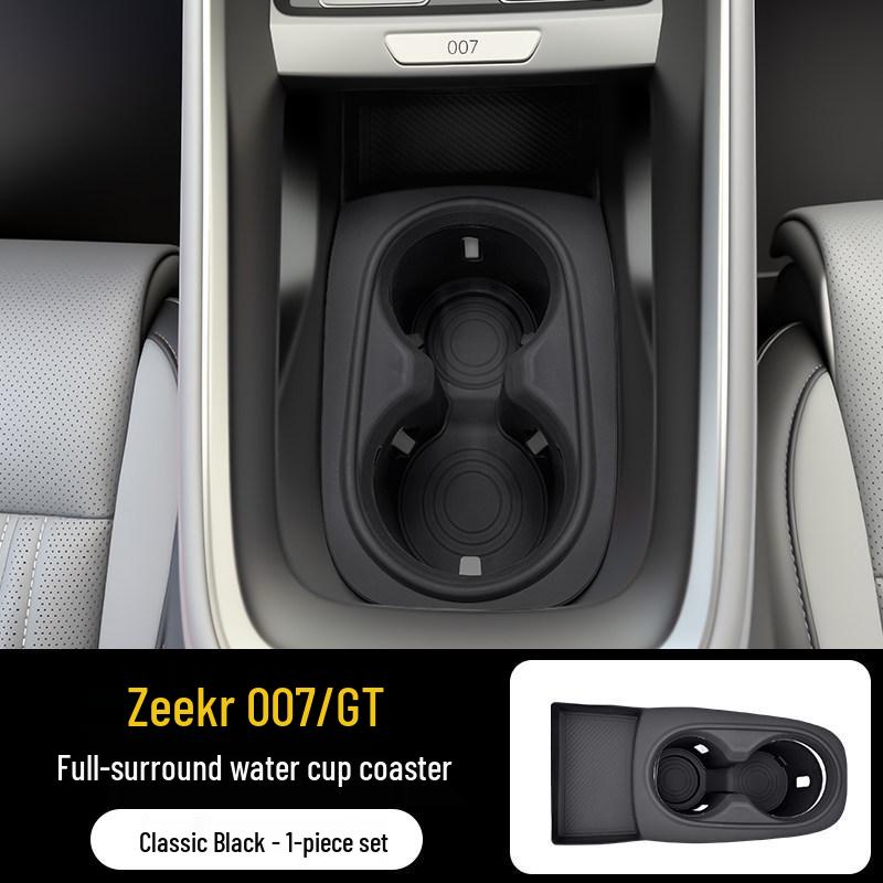 Silicone Protective Pad for Zeekr 007/007GT Console, Cup Holder, and Storage Slot