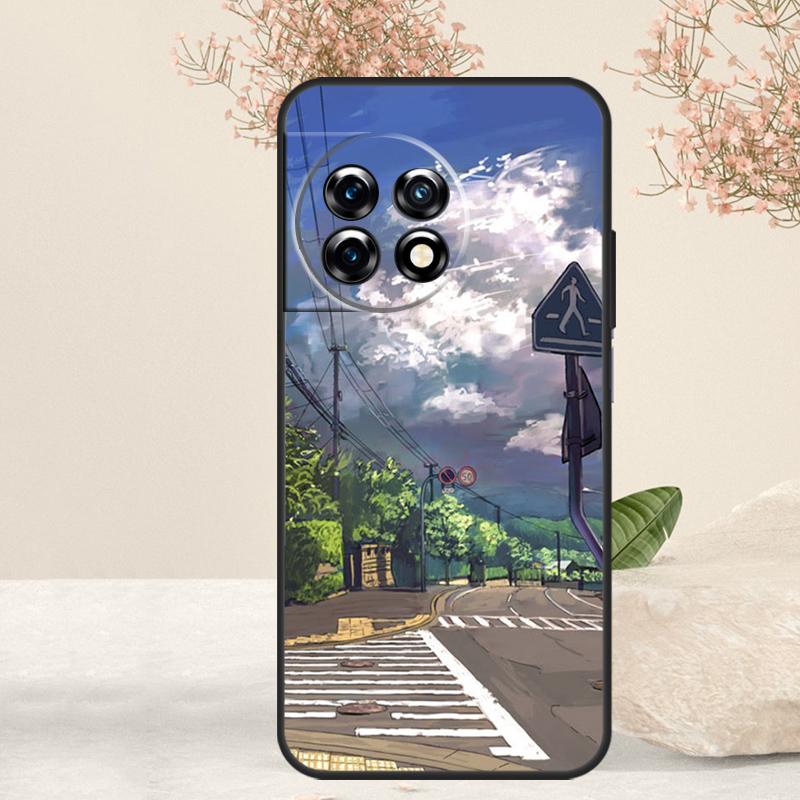 

Manga Anime Street Case For OnePlus 13R 13T 13 12 12R 11 10R 10T 8T 8 9 10 Pro Nord 5 CE 4 3 Lite N20 N30 Cover OnePlus 13