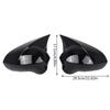 2Pcs Rearview Side Cover Wing Cover for 6J 2008-2017 Replace 6J0857537 6J0857538 Car Accessory
