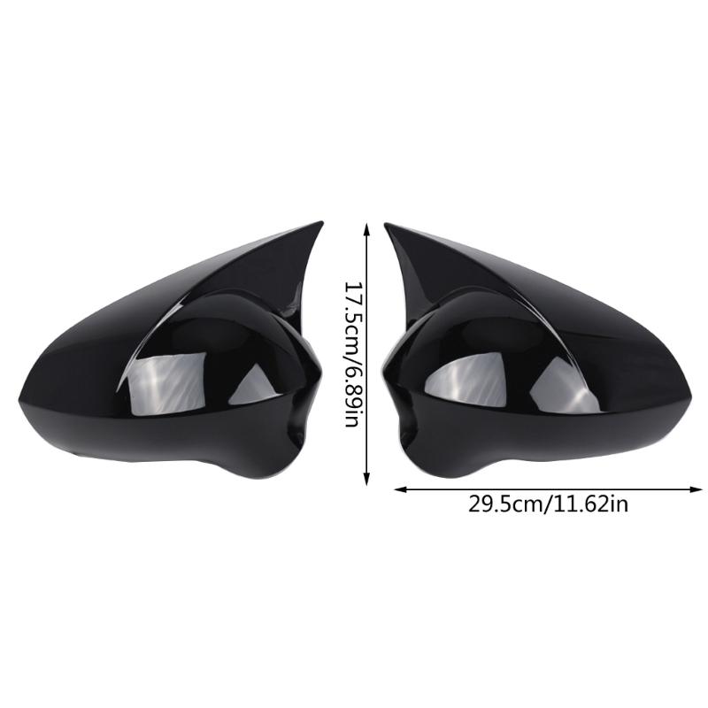 2Pcs Rearview Side Cover Wing Cover for 6J 2008-2017 Replace 6J0857537 6J0857538 Car Accessory