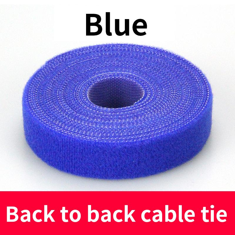 Home Office Cable Tie Roll Easy Quick Wrap Reusable Self-Gripping Hook Loop Straps for Wire Management Cut to Length