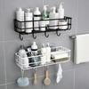 Bathroom Shower Shelf Hanging Black Metal