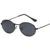 New European and American vintage oval frame sunglasses for women, colorful versatile street style sunglasses, men's glasses S