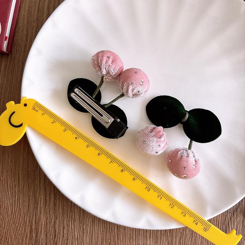 Cute Cherry Princess Hairpins Women Girl Children Gift Hair Clip Barrettes Accessories Hairclip Headwear Headdress Ornament